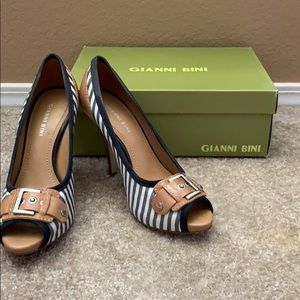 Gianni Bini nautical heels